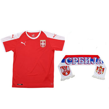Fan set for WC - Puma jersey and scarf Serbia