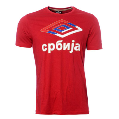 Umbro T-shirt Logo - red