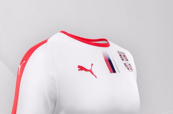 Puma Serbia away jersey for World Cup 2018-2