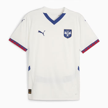 Set two Puma Serbia away jerseys for EURO 2024 in Germany