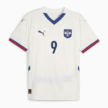 Puma Serbia away jersey for EURO 2024 in Germany with personalization-1