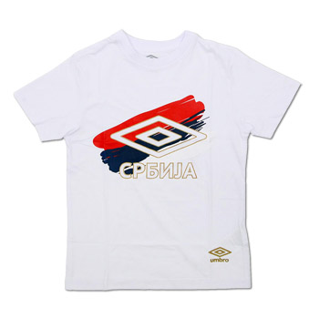 Kids t-shirt Umbro logo - white