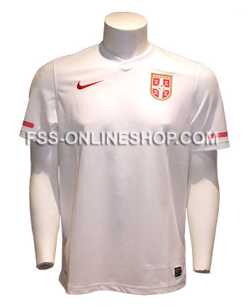 Beli fudbalski dres Srbije