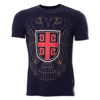 T-shirt two-headed eagle - navy