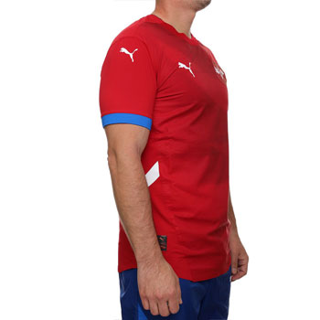 Puma Serbia home jersey for EURO 2024 in Germany - worn by players-3
