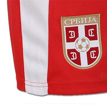 Puma Serbia home shorts for World Cup 2018 with print-1