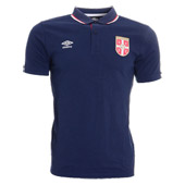Umbro Serbia polo t shirt 16/17 - navy