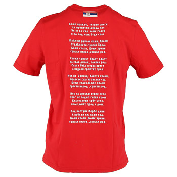 Umbro T-shirt Serbian eagle - Serbian anthem - red-1