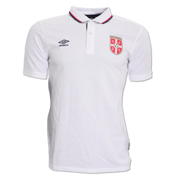 Umbro Serbia polo t shirt 16/17 - white