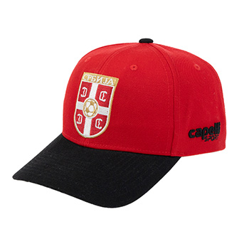 Capelli Sport crveni kačket fudbalske reprezentacije Srbije 2025/26
