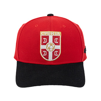 Capelli Sport crveni kačket fudbalske reprezentacije Srbije 2025/26-1