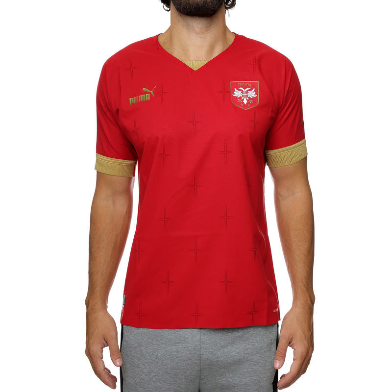 Puma Serbia home jersey for WC in Qatar 2022 - players
