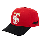 Capelli Sport crveni kačket fudbalske reprezentacije Srbije 2025/26