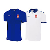 Capelli Sport komplet zvanični plavi + beli dres fudbalske reprezentacije Srbije 2025/26