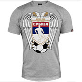 Navijačka majica Katar 2022 orao - siva