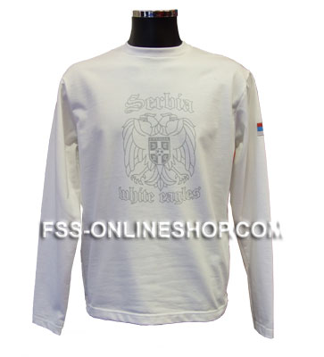 Dečija majica `Beli orlovi` dug rukav