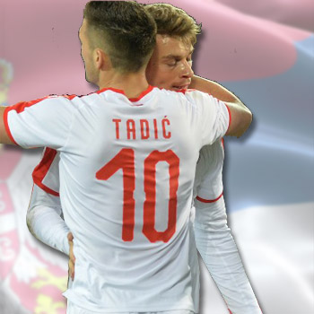 Puma Serbia away jersey for World Cup 2018 with print