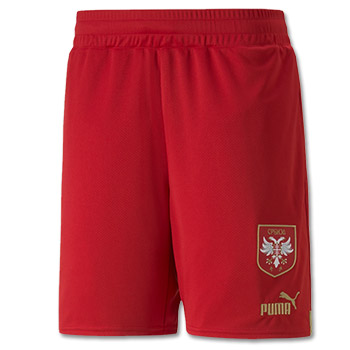 Kit Puma Serbia home jersey and shorts for WC in Qatar 2022 with print-3