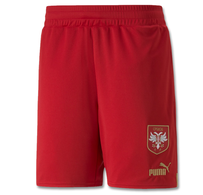Puma crveni šorc Srbije za SP u Kataru 2022