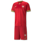 Kit Puma Serbia home jersey and shorts for WC in Qatar 2022