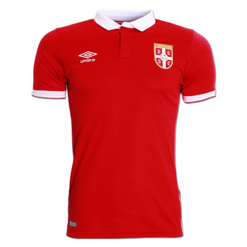 Umbro komplet crveni fudbalski dres i šorc Srbije 16/17-1