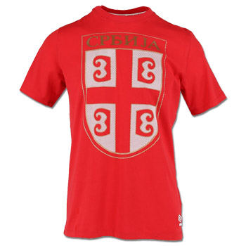Umbro t-shirt - Serbian emblem - red