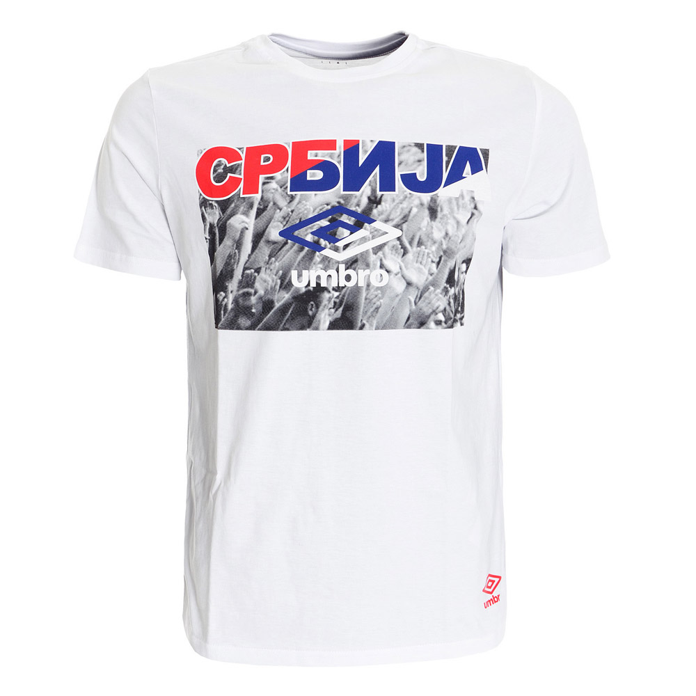 Umbro T-shirt Serbia - white